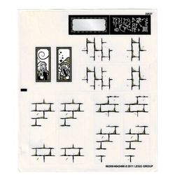 Sticker Sheet for Set 4867-1
