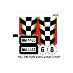 Sticker Sheet for Set 4433-1