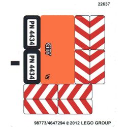 Sticker Sheet for Set 4434-1