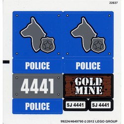Sticker Sheet for Set 4441-1