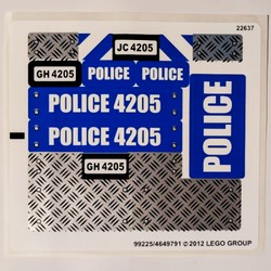 Sticker Sheet for Set 4205-1