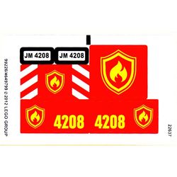 Sticker Sheet for Set 4208-1
