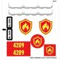 Sticker Sheet for Set 4209-1