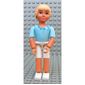 Belville Figure Articulated Elbows, Child, Female, Light Yellow Hair, Short White Pants, Light Blue Shirt Print (Princess)