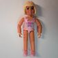 Belville Figure Articulated Elbows, Child, Female, Light Yellow Hair, Cherry Blossom Pink Sleeveless Top Print