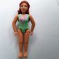 Belville Figure Fixed Elbows, Female, Rust Orange Hair, Swimsuit with Seashell Print