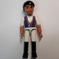 Belville Figure Articulated Elbows, Child, Male, Black Hair, White shorts, Dark Blue Shirt with Ruffles Print (Prince Zephyr)