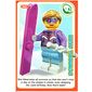 Trading Card, Create the World Incredible Inventions - Downhill Skier