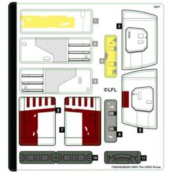 Sticker Sheet for Set 75301-1