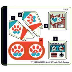 Sticker Sheet for Set 41692-1
