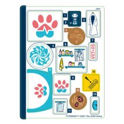 Sticker Sheet for Set 41445-1