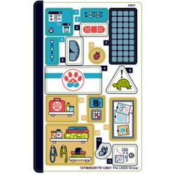 Sticker Sheet for Set 41446-1