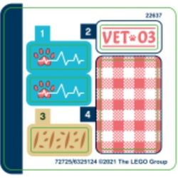 Sticker Sheet for Set 41442-1