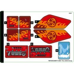 Sticker Sheet for Set 80019-1