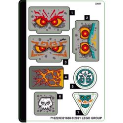 Sticker Sheet for Set 71747-1