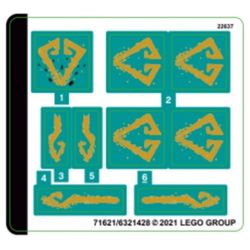 Sticker Sheet for Set 71746-1