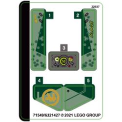 Sticker Sheet for Set 71745-1