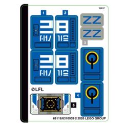 Sticker Sheet for Set 75293-1