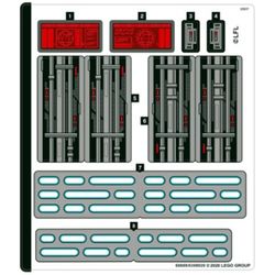 Sticker Sheet for Set 75291-1