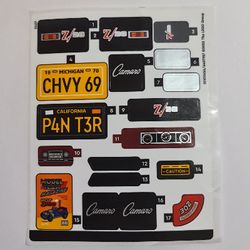 Sticker Sheet for Set 10304-1