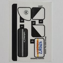 Sticker Sheet for Set 76912-1
