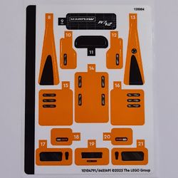 Sticker Sheet 2 for Set 76918-1