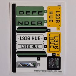 Sticker Sheet for Set 10317-1