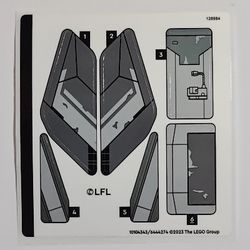 Sticker Sheet for Set 75346-1