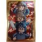 Trading Card, Harry Potter, Gold Card - Hermione Granger, Ron Weasley and Harry Potter