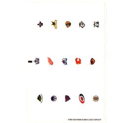 Sticker Sheet 2 for Sets 10127-1, 65182-1