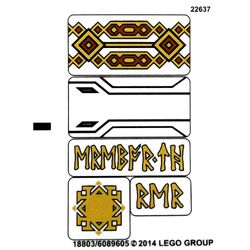 Sticker Sheet for Set 79018-1