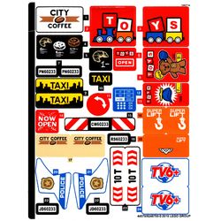 Sticker Sheet for Set 60233-1