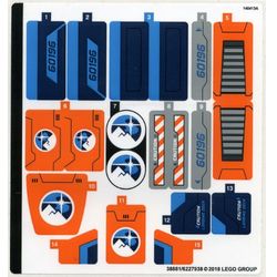 Sticker Sheet for Set 60196-1