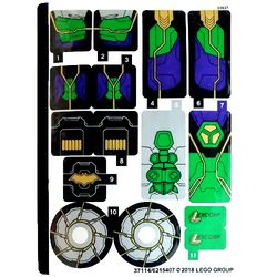 Sticker Sheet for Set 76097-1