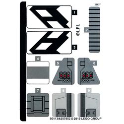 Sticker Sheet for Set 75242-1