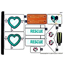 Sticker Sheet for Set 41378-1