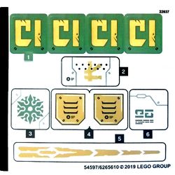 Sticker Sheet for Set 70676-1