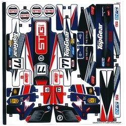 Sticker Sheet for Set 42109-1