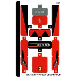 Sticker Sheet for Set 76895-1