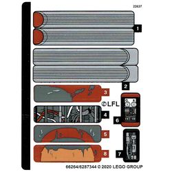 Sticker Sheet for Set 75271-1