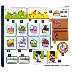 Sticker Sheet for Set 41393-1