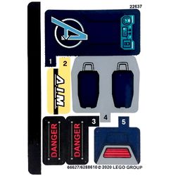 Sticker Sheet for Set 76142-1
