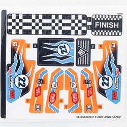 Sticker Sheet for Set 42104-1