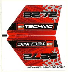 Sticker Sheet for Set 8272-1