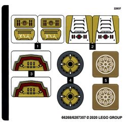 Sticker Sheet for Set 71702-1