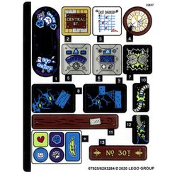 Sticker Sheet for Set 70430-1