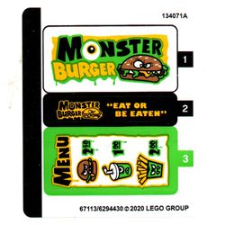 Sticker Sheet for Set 31104-1