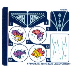 Sticker Sheet 1 for Set 43183-1