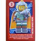 Trading Card, Create the World Living Amazingly - Retro Space Hero