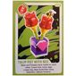 Trading Card, Create the World Living Amazingly - Tulip Pot With Bee